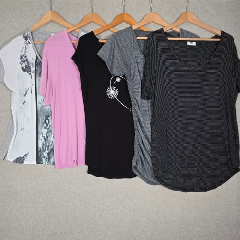 American Eagle Ricki's Eddie Bauer Edista 5 Short Sleeves Tops Bundle Pack M